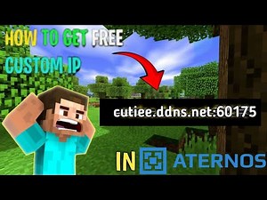 How To Get 🔥 FREE Customised IP In Aternos [100% Working ]|Minecraft Free Domain #minecraft