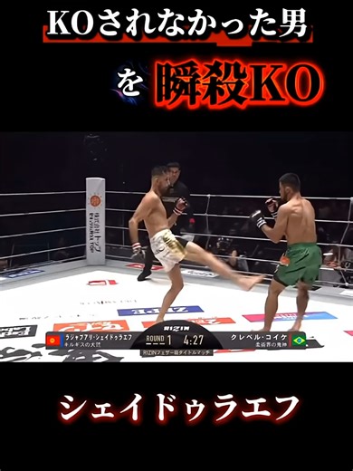 クレベルコイケVSシェイドゥラエフのKO対決