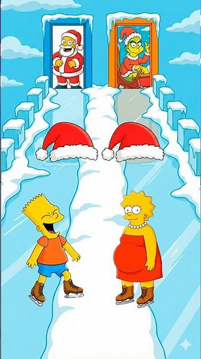 Merry Christmas Bart Simpson X Homer The Simpsons