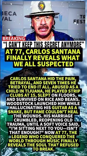 At 77, Carlos Santana Finally Reveals What We All Suspected #Shorts #viral