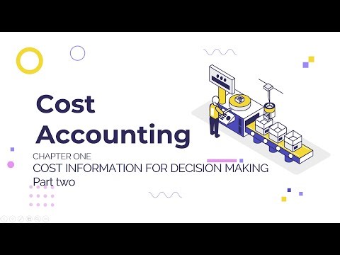 Cost Accounting, Chapter1: Cost information for decision making (Part2)