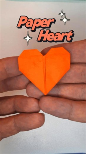 How to Make Origami Heart in 30 Seconds #origami #diy #tutorial