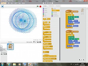 Repeating patterns in Scratch
