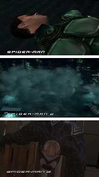 Evolution of Spider-Man Movie Trilogy Games Villain Death Scenes #shorts