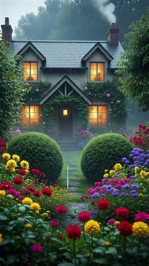 ASMR RAIN AND RELAXING SOUND🌲 🌧 #rain #relax #heavyraining #rainsounds #asmr #asmrshorts #sleep