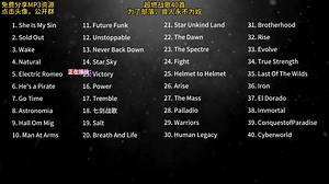 【超燃战歌40首合集】为了部落，兽人永不为奴，欧美英文歌曲