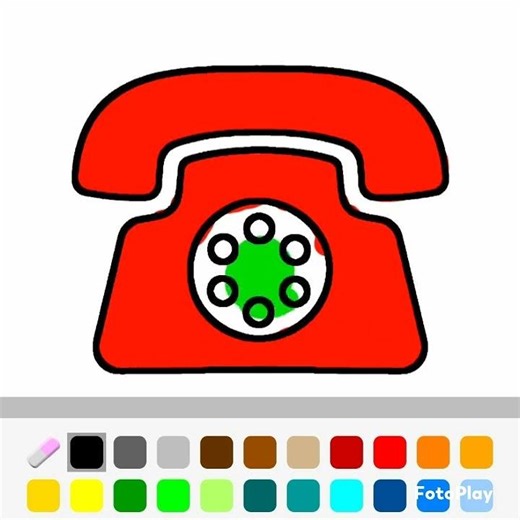 Teliphone Colour Drawing