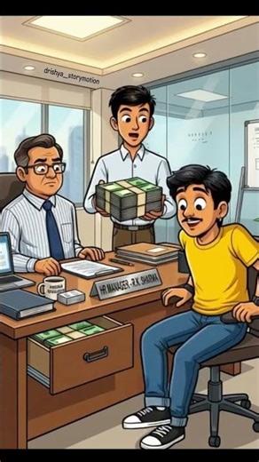 Salary negotiations with HR😂 #cartoon #fun #comedy #animation #humanresourcemanagement