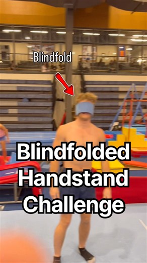 Could you do it? #gymnastics #handstand #olympicgymnast #handstandchallenge #gymnasticschallenge
