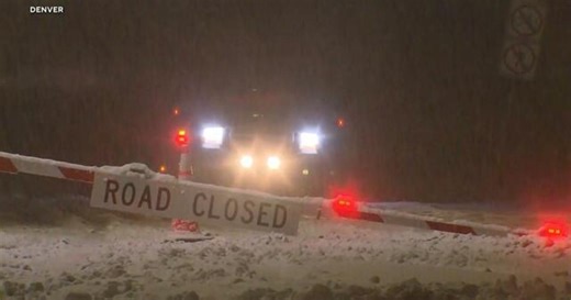 Massive snowstorm in Colorado leads to chaos on roads as major highways close near Denver