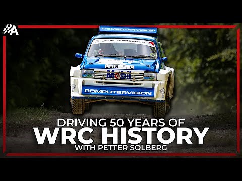 Driving Through Time: Petter Solberg behind the wheel of some iconic WRC cars of the past 50 years!