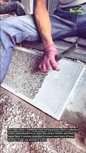 Manual Stone Carving Process | Satisfying Traditional Craft
