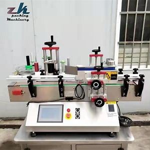 [Hot Item] Brand Best Price Tabletop Small Vial Sticker Automatic Round Bottle Labeling Machine with Conveyor
