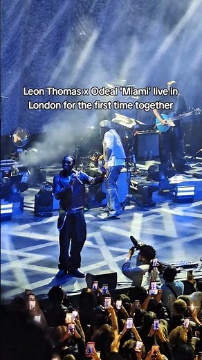 Leon Thomas x Odeal 'Miami' LIVE performance #leonthomas #odeal #rnb #liveperformance