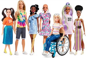 Barbie unveils new line of diverse dolls including one with vitiligo & no hair