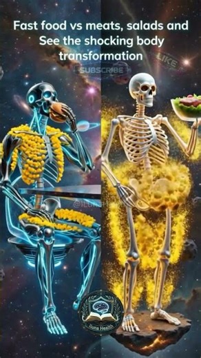 Fast Food vs Meat & Salads | The Difference in Your Body