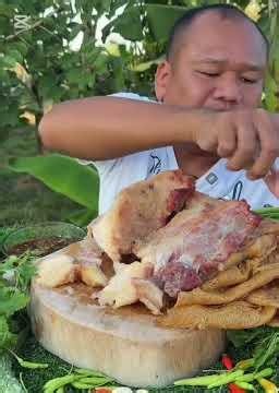 Roast beef with fat