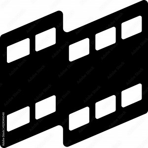 movie / film / video / media icon (png) Stock Illustration