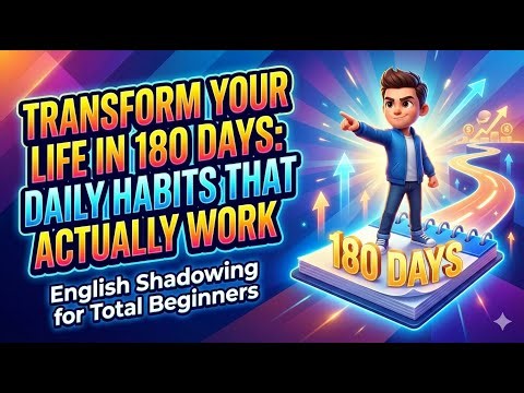 Transform Your Life in 180 Days Daily Habits That Actually Work
