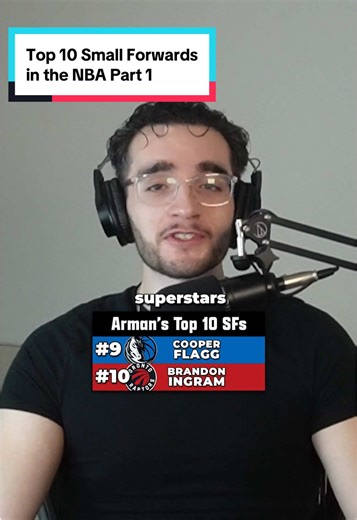 The Cooper Flagg respecters have arrived 🫡 Today we start the next installment of the ranking series as we rank the Top 10 Small Forwards in the NBA today! Cam swears he had his list done in time! Arman and Zach disagree on Brandon Ingram (All-Star btw) vs Trey Murphy III (on the Pelicans btw) 😭 And we should’ve seen the Markkanen glaze coming because we all know Zach loves to defending his Jazz power forwards! 💀 Who do you think should be next? 🤔 #NBA #worsttake #basketball #cooperflagg #br