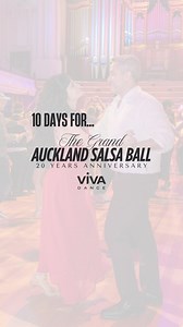 Only 10 days left until the Grand Auckland Salsa Ball 2025! 💃🕺 All our tables are sold out, so what are you waiting for? 🎟️ Come and enjoy the best rhythms and the passion of salsa. Don’t forget to wear red, black, or gold. ✨ 📅 August 30 | 📍 Auckland Town Hall We can’t wait to see you for an unforgettable night! | Viva Dance