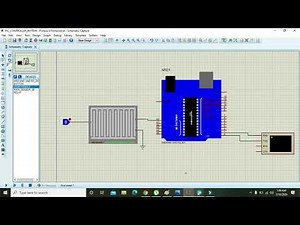 How to make rain alarm with arduino in proteus | simulation of rain sensor in proteus