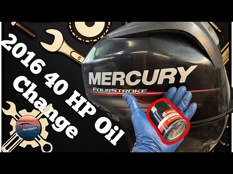 Mercury 40/50/60 hp 4 Stroke Oil Change & Lower Unit Oil Change