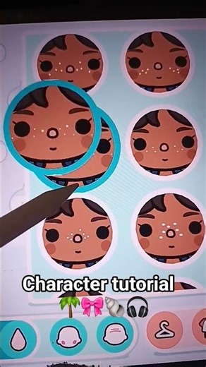 ⭐character tutorial ⭐#tocaboca #tocalifeworld