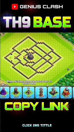 Th9 Best War / Farming and Cwl Base! #shorts