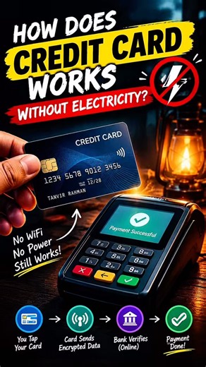 How Do Credit Cards Work Without Electricity? 🤯