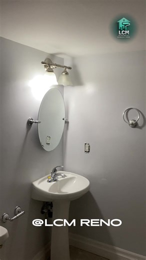 Bathroom and hallway repaint from start to finish 🎨 Bathroom color change from beige to light blue using paint primer in one. Hallway painting and banister repaint completed with proper prep for a smooth, professional finish. Professional interior painting for landlords and homeowners in the GTA & Durham Region. 📞 905-429-7470 #bathroomremodel #homerepair #beforeandafter #toronto #oshawa