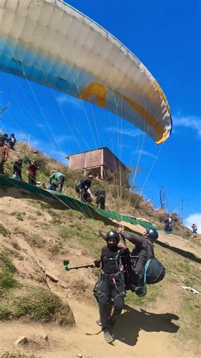 crazy bla take off #paragliding #fyp #funny #fly #shorts #viral #manali #himachal