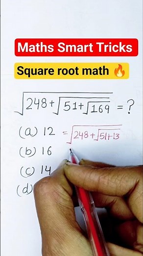Square root math 🔥