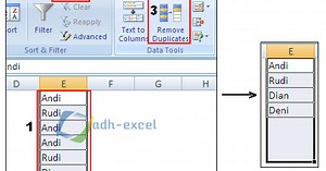 Menggunakan Menu Remove Duplicates Untuk Menghapus Data Ganda Dalam Excel