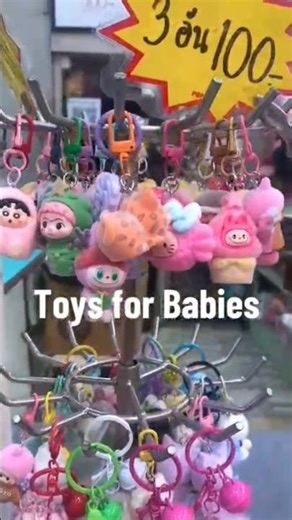 Toys for Babies 🧸#market #toys #bangkok #thailand ##vlog #travel