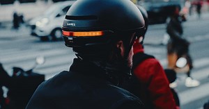 Gamel turn-indicator bike helmet uses head-tilts instead of a remote