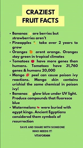 7 Craziest Fruit Facts You've Never Heard Before!