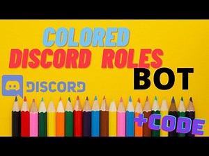 colored roles | discord bot