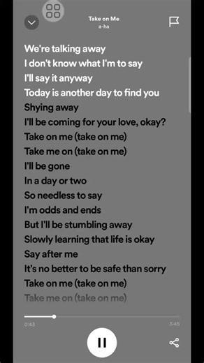 A-Ha - Take On Me: Complete Lyrics Video