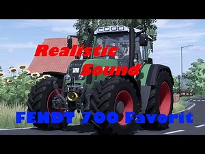 Realistic SOUND FENDT Favorit 700 | Farming Simulator 22