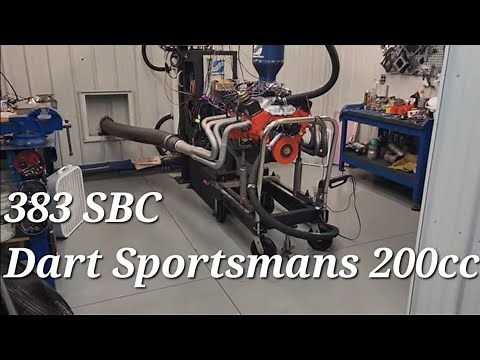 383 SBC ,Dart Sportsman's 200cc, Lunati bootlegger 232/244 hydraulic roller cam