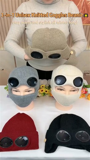 🧣 Cover Every Chill – 50% OFF! One beanie, three ways to wear: a warm hat, face mask, and protective goggles—all in one sleek knit. ❄️👓 3-in-1 Hat Mask Goggles 🎭 | Premium Acrylic Warmth 🔥 | Adjustable Face & Eye Coverage 🥽 | Unisex Everyday Style 👥 Don't just bundle up—wrap up smart. Face winter with versatile warmth that moves with you. 🎅 Christmas Special: 50% OFF! 👉 Gear Up for Every Weather – Shop Now! 🛒 https://dyonch.com/products/unisex-knitted-goggles-beanie —————————————————— #