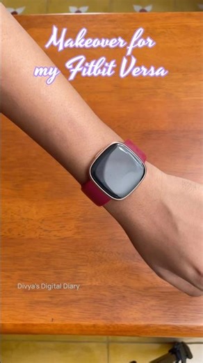 Makeover for my Fitbit Versa #fitbitversa #watchcharms #divyasdigitaldiary