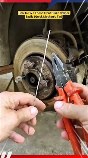 ​How to Fix a Loose Front Brake Caliper Easily (Quick Mechanic Tip) #tips #shorts