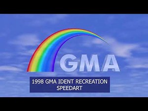 1998 GMA RAINBOW STATION ID RECREATION with Timelapse and output