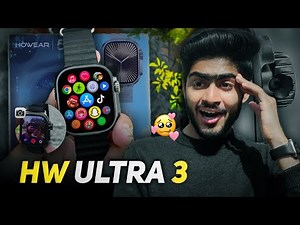 My New HW Ultra 3 Call Super AMOLED Smart Watch Unboxing 💖😍 | Spy Camera🤫, Secret Features, Games 🎮