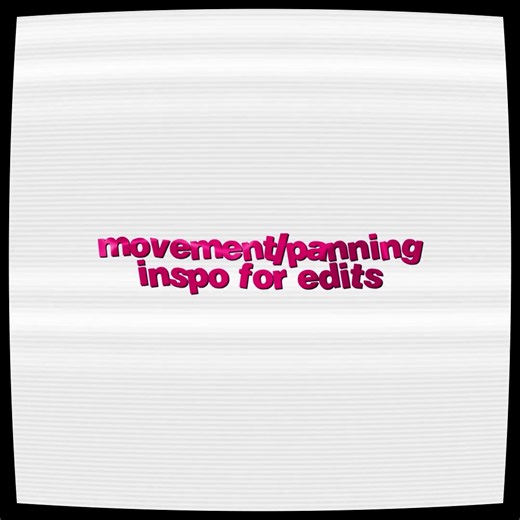 Screen movement / panning ideas to add to edits || #editing #helpingeditors #edit #shakeedit #viraledit