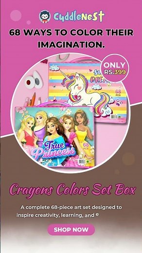 68 ways to color their imagination 🎨✨