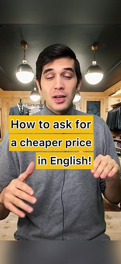 How to ask for a cheaper price in English language || #englishconversation #conversation #englishvocabulary #vocabulary #english #fyp #fypシ #foryou