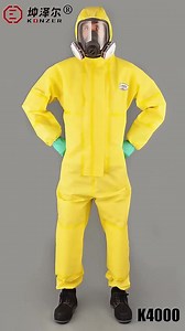 OEM EN14605 Type 3 4 Protective Ppe Kit Suit Coverall Overall Disposable Coverall Protection Clothes Chemical Protective Clothin